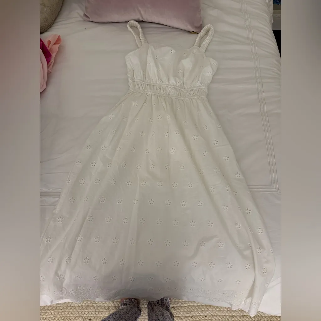 Lucky Brand Cotton Eyelet Mini Dress - Image 2