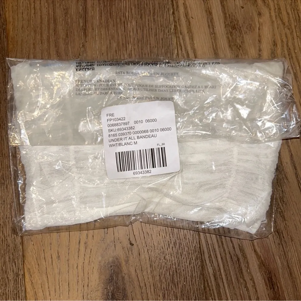 FREE PEOPLE | NWOT Under It All Mesh Bandeau in White - Image 2