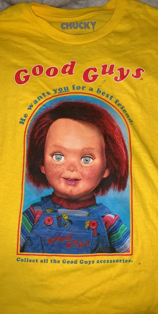 Chucky Shirt Yellow Size L - Image 2