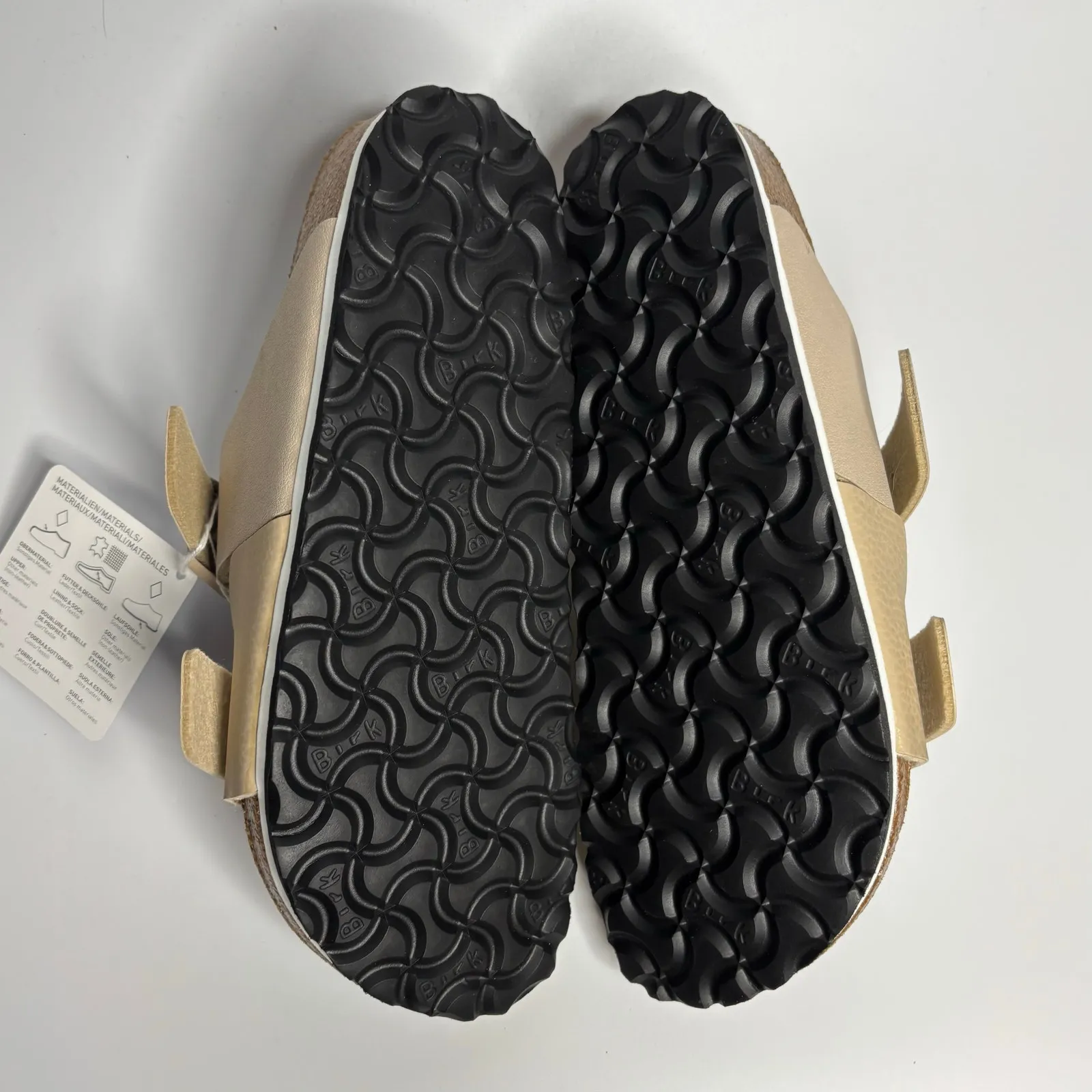 Birkenstock  Arizona Split Two Strap Sandals in Ice/Sandcastle (Narrow) - Image 10