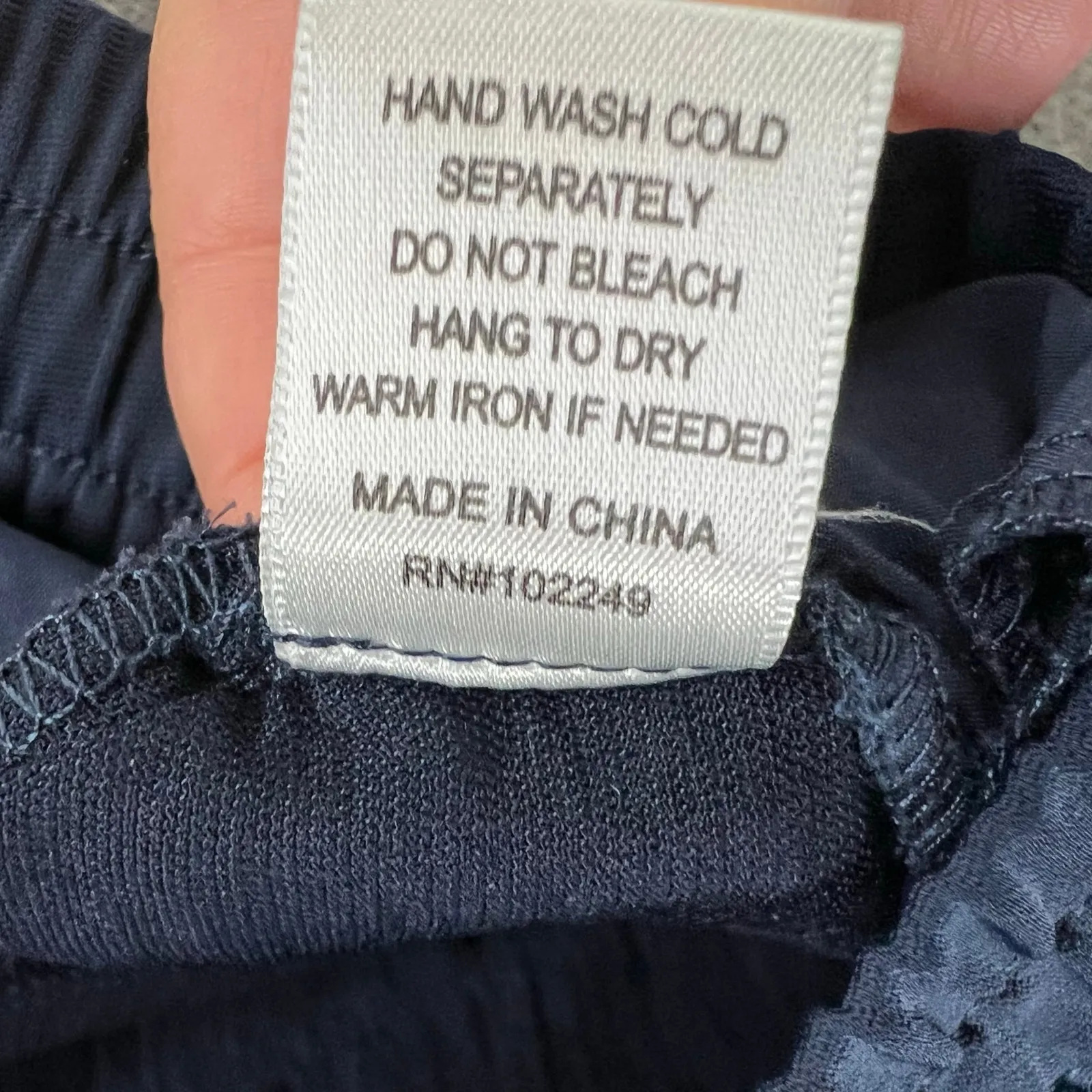 Skies Are Blue Pintuck Cargo Pants Womens L Blue Pull On Relaxed Utility Comfort - Image 14