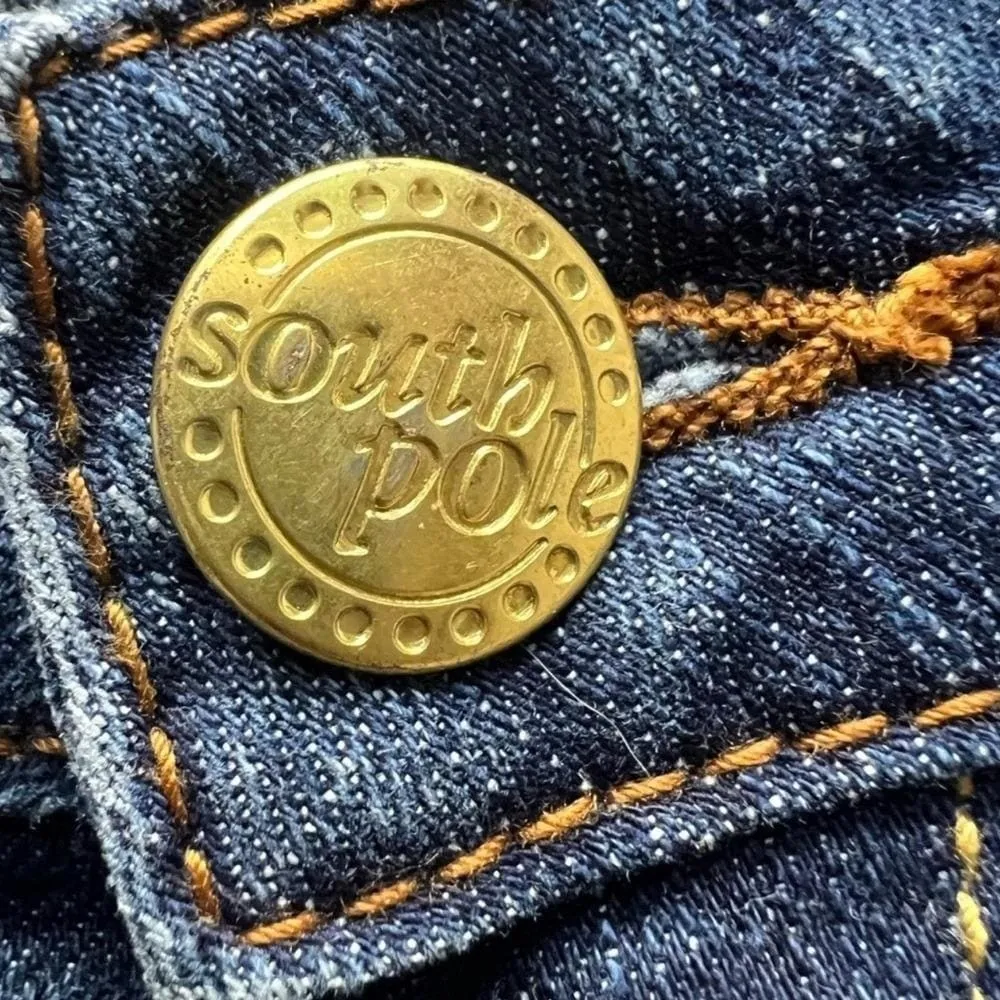 Southpole Freestyle Low Rise Bootcut Jeans Y2K 2000s Streetwear NWT Size 9 - Image 4