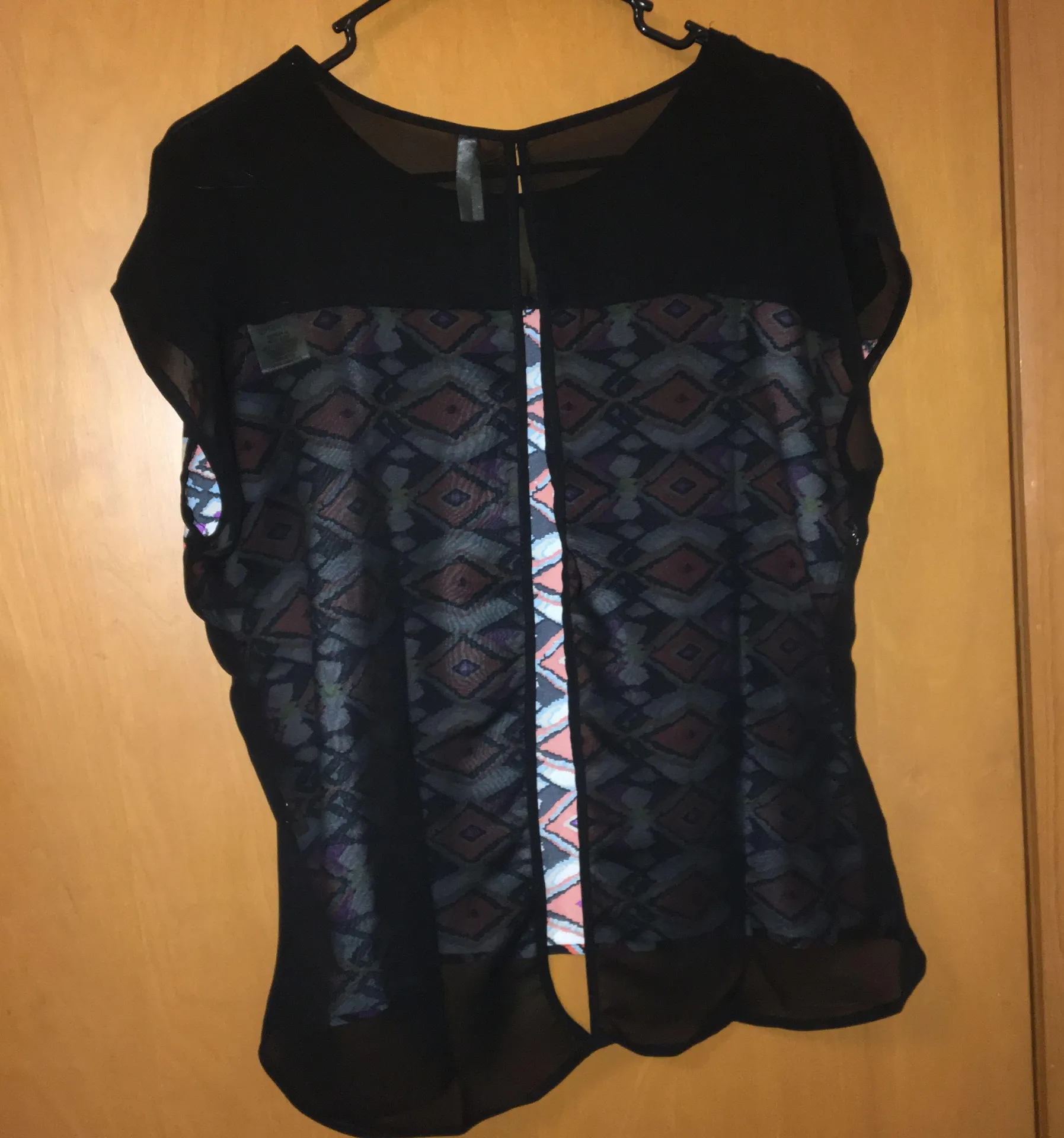 Live4Truth sheer patterned top - Image 2