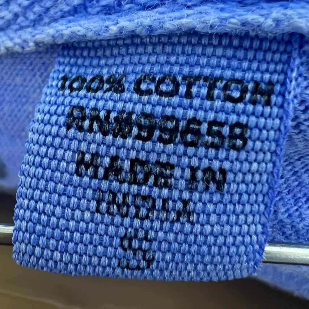 Blue 84 SMALL Blue Lake Tahoe California Long Sleeve Crop Tee Shirt T-Shirt - Image 13