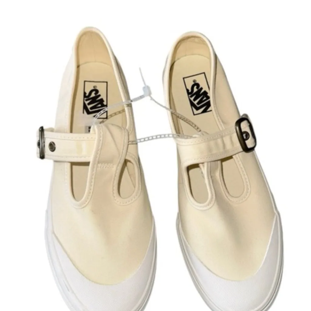 NEW VANS Mary Jane Style 93 Shoe Classic White Chunky Lug Sole M 9.5 W 11 - Image 6