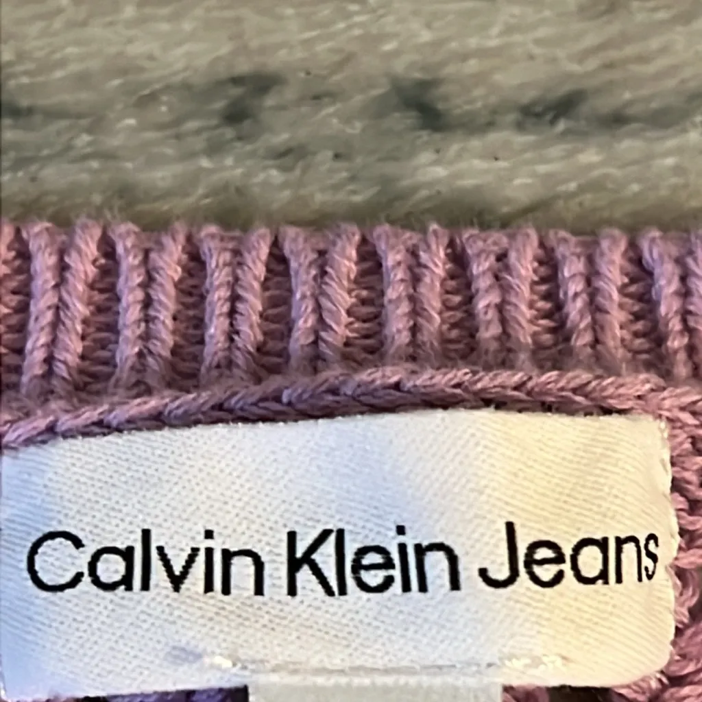 Calvin Klein Jeans Petite Cotton Open Stitch Sweater - Image 7