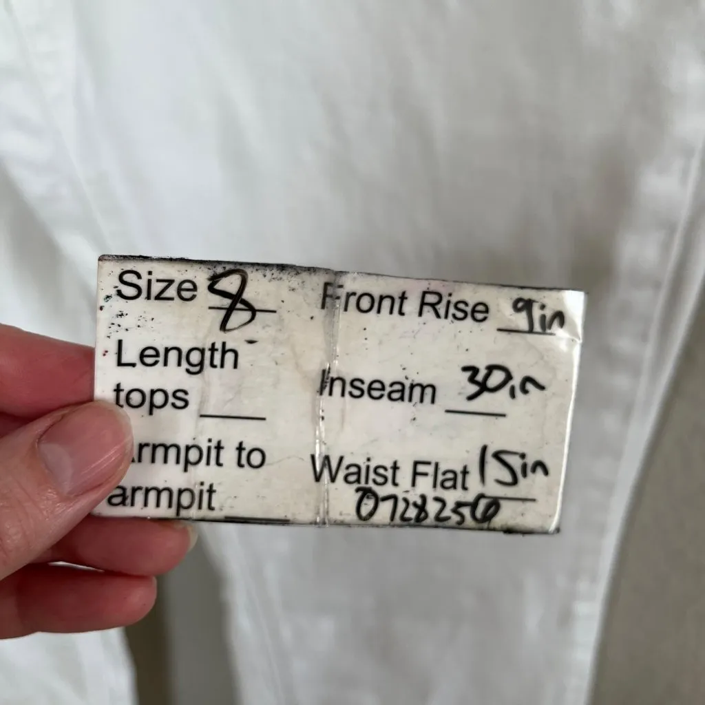 Earl Jeans Womens White Embellished Back Pocket Denim Slim Boot Jeans Size 8 - Image 12