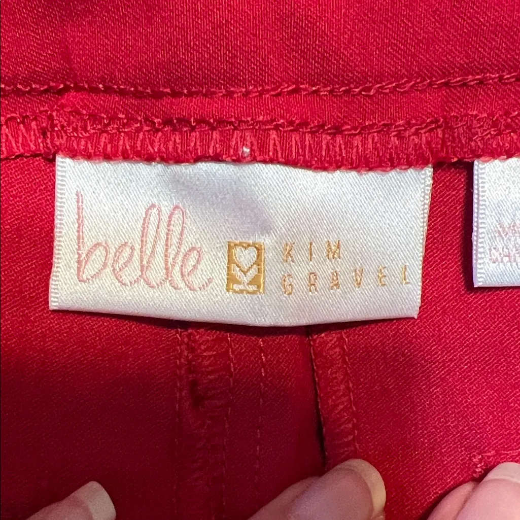 Belle by Kim Gravel Vibrant Red Women's Shorts Size 2 - Image 5
