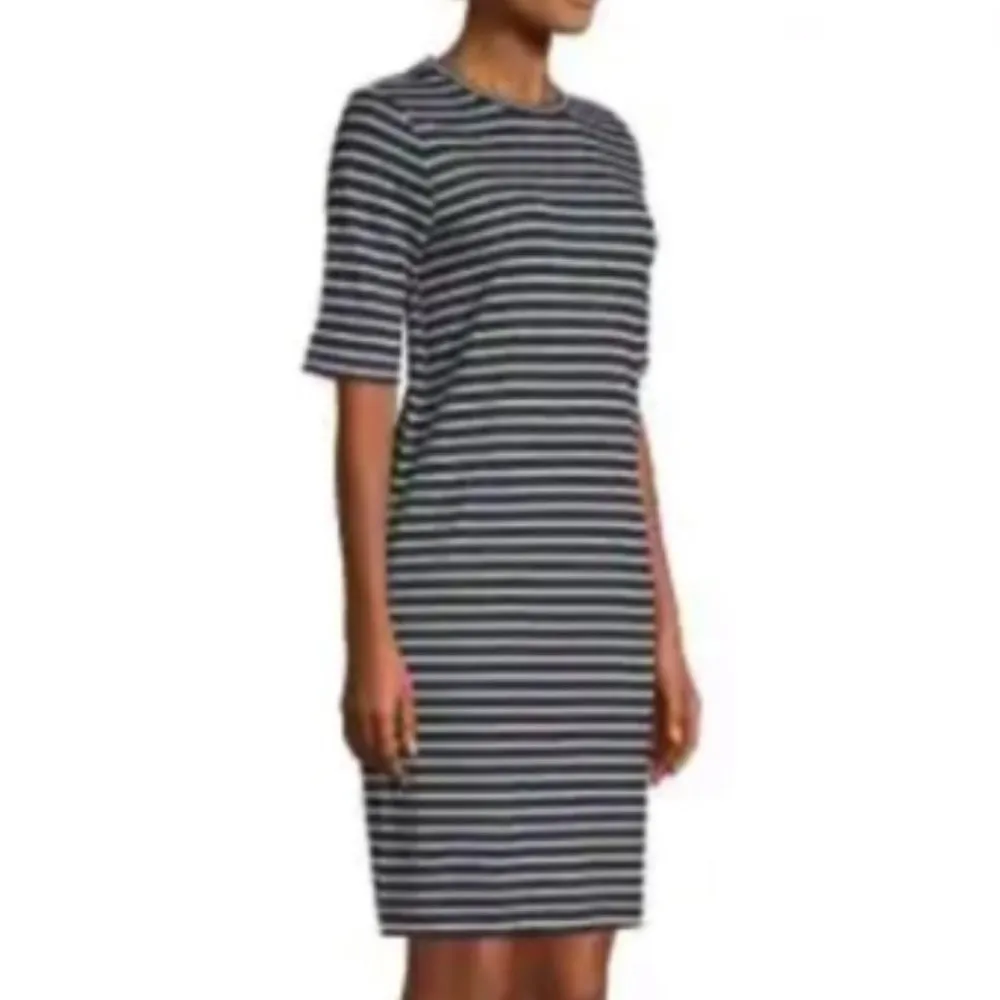 Eileen Fisher Organic Linen Tee Dress XS - Image 2