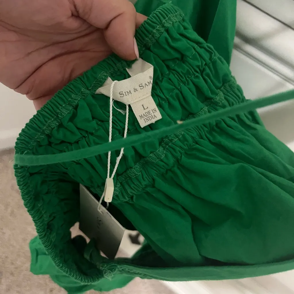 Sim & Sam green Tank Top - Image 3