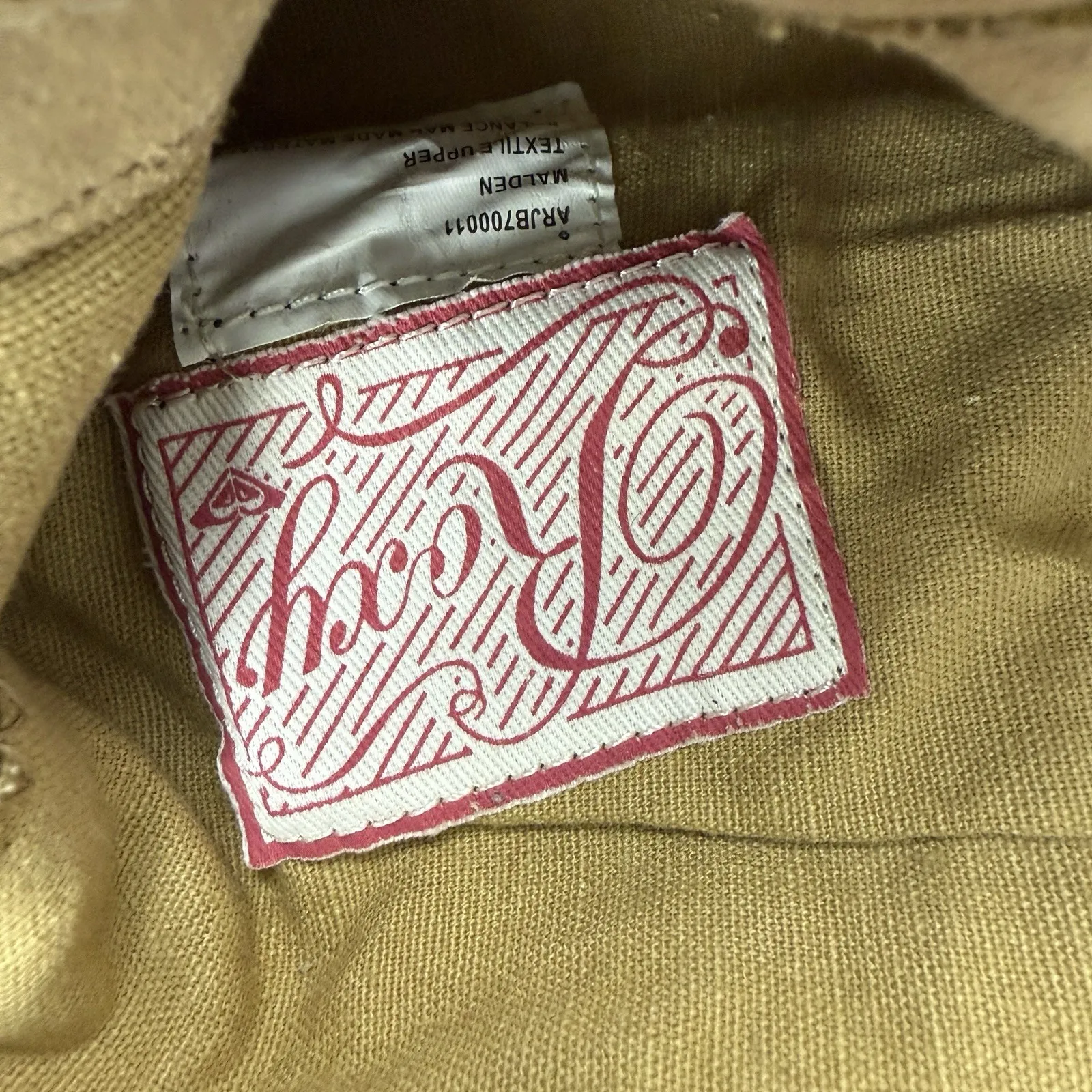 Roxy Malden  Slouch Ankle Boots Size 9‎ Tan/Crochet Top - Image 6