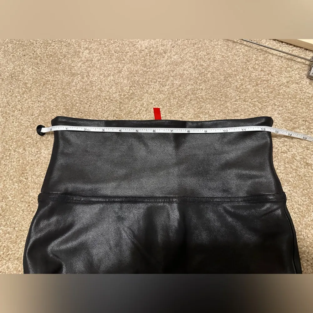 Spanx SPANXshape™ Faux Leather Leggings Black Size M - Image 9