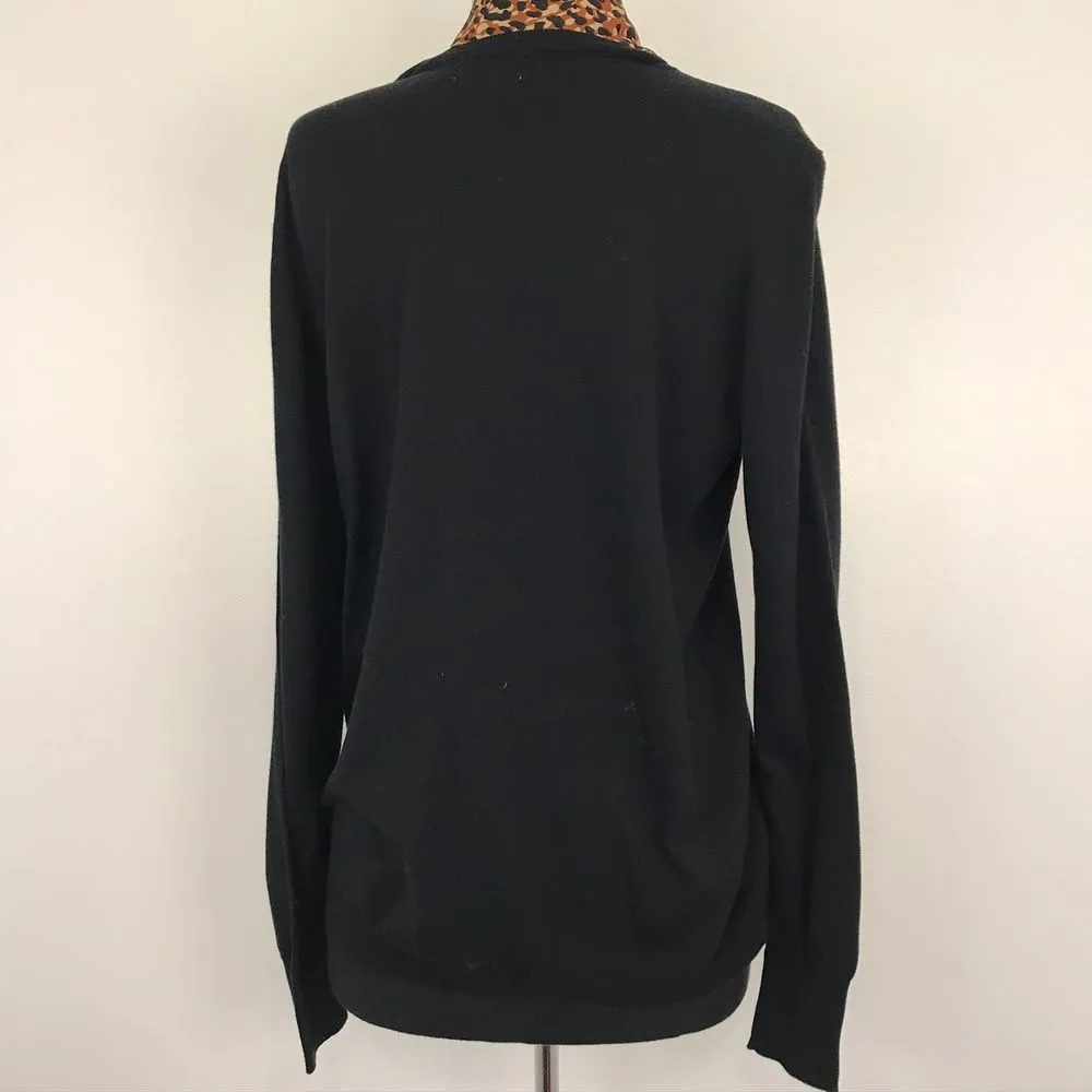 NWT 14th & Union Tie Scarf Knit Pullover Blouse LG - Image 7