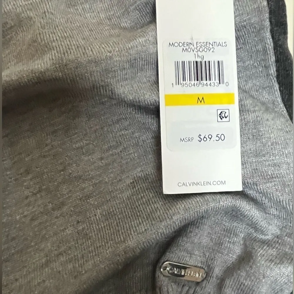 NWT- Tri-colored Calvin Klein Turtleneck 	Sweater- Medium - Image 5