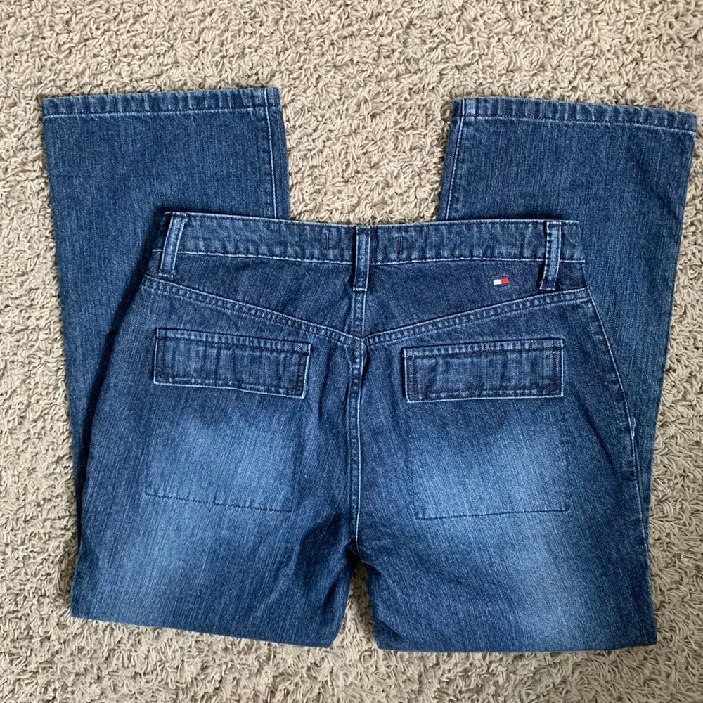*Y2K* Tommy Hilfiger sz.6 trouser blue jeans straight leg - Image 6