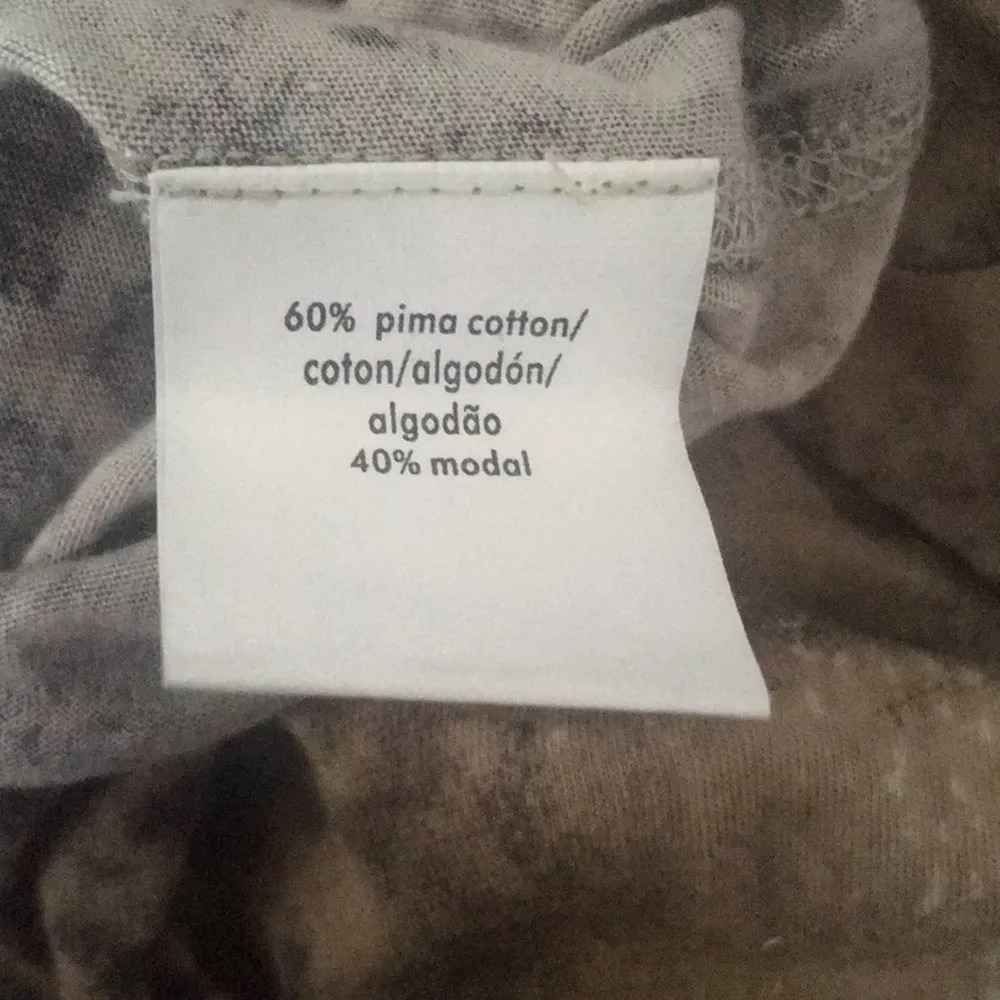 Calvin Klein Animal Print Knot Front Top S - Image 6