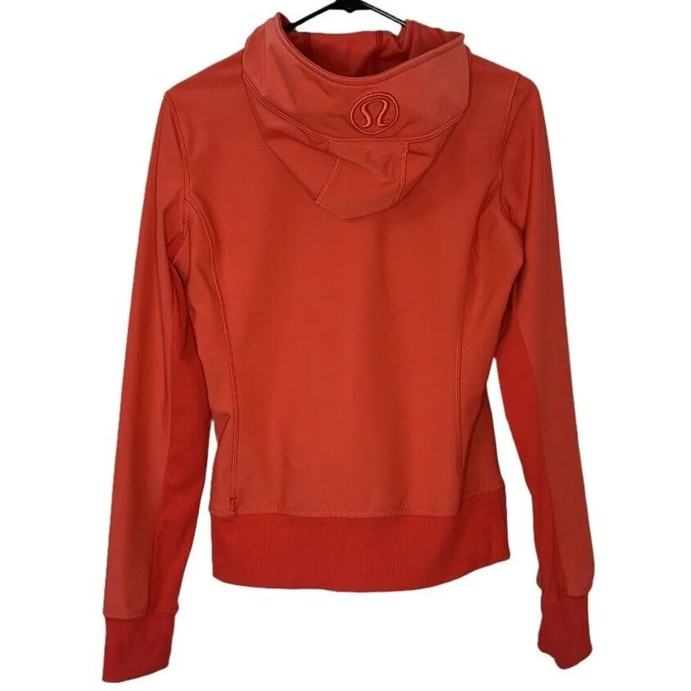 Lululemon Jacket Uba Hoodie Softshell Womens 4 Love Red Athletic Athleisure - Image 2