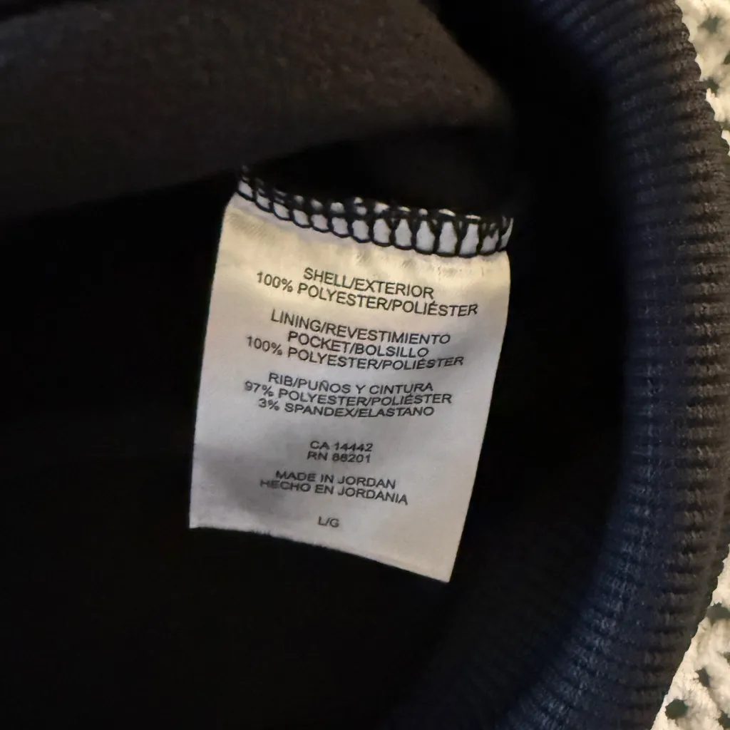 Mondetta Women’s Athletic Workout Gym Soft Zip Up Hood Black Jacket Hoodie Large - Image 4