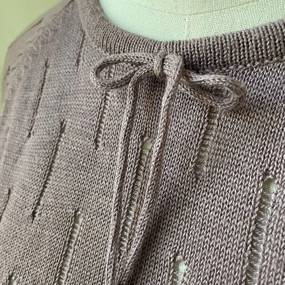 Vintage 70s Foxmoor Mauve Purple Sweater XS Purple - Image 5