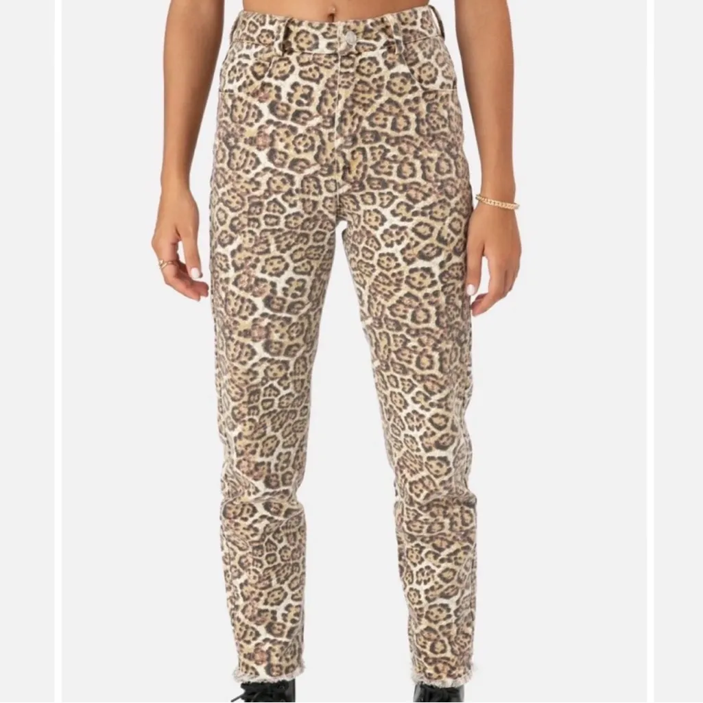 Adika Leopard print jeans Size S - Image 2