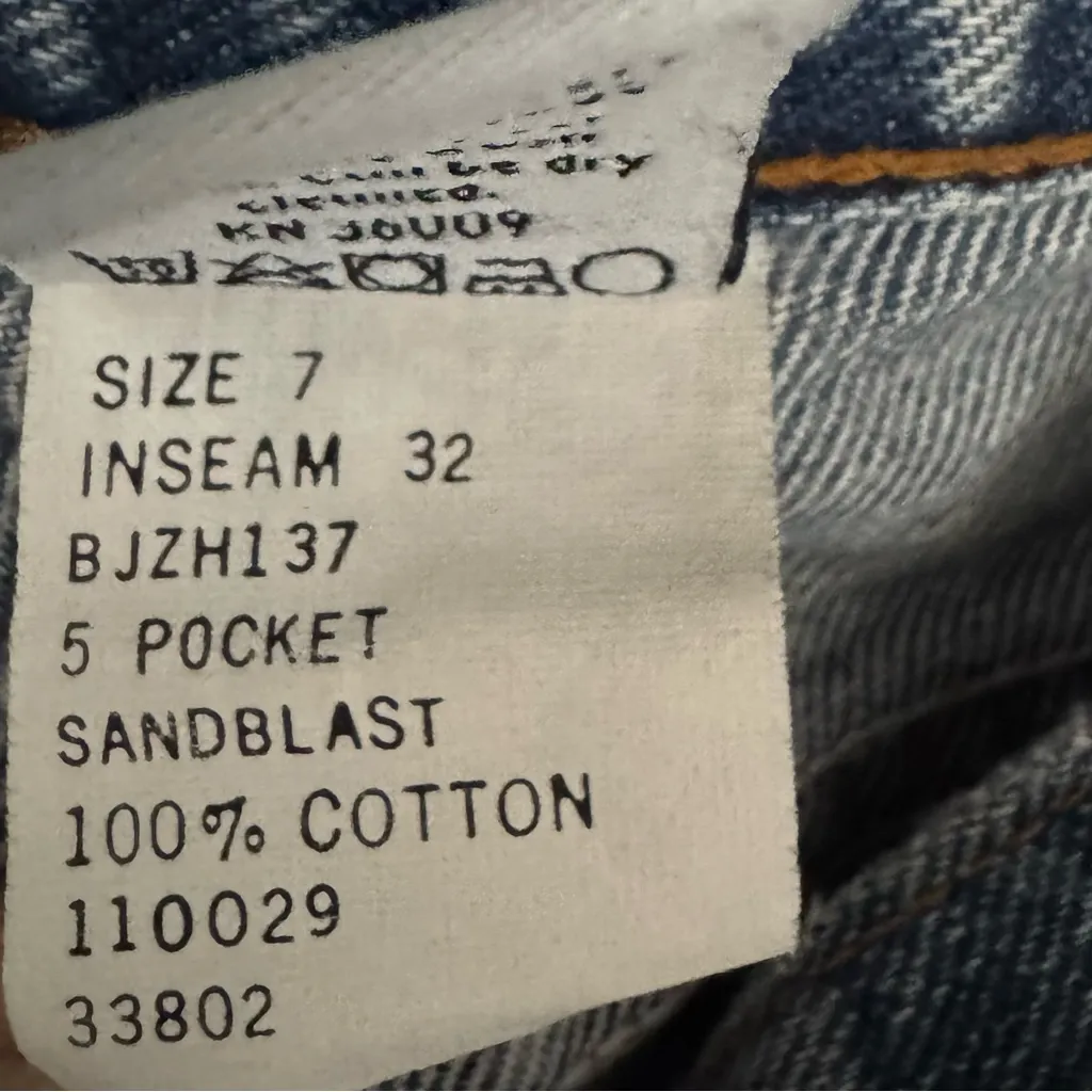 Calvin Klein Vintage 1990’s High Rise Straight Leg Mom Jeans Size 7 - Image 8