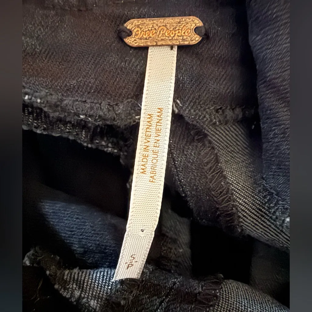 Free People Kai Shift Mini Dress – Anthracite Size Small - Image 7