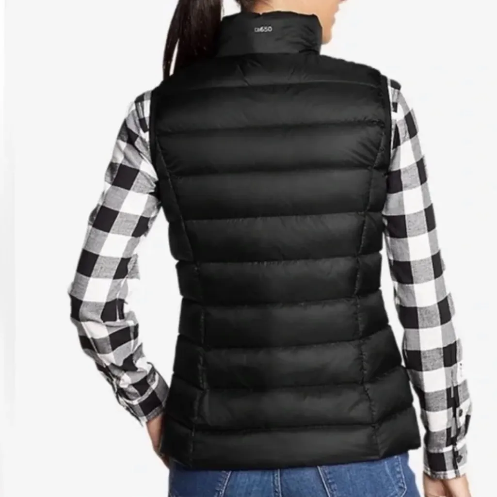 Eddie Bauer EB650 CirrusLite Black Puffer Vest XS - Image 2