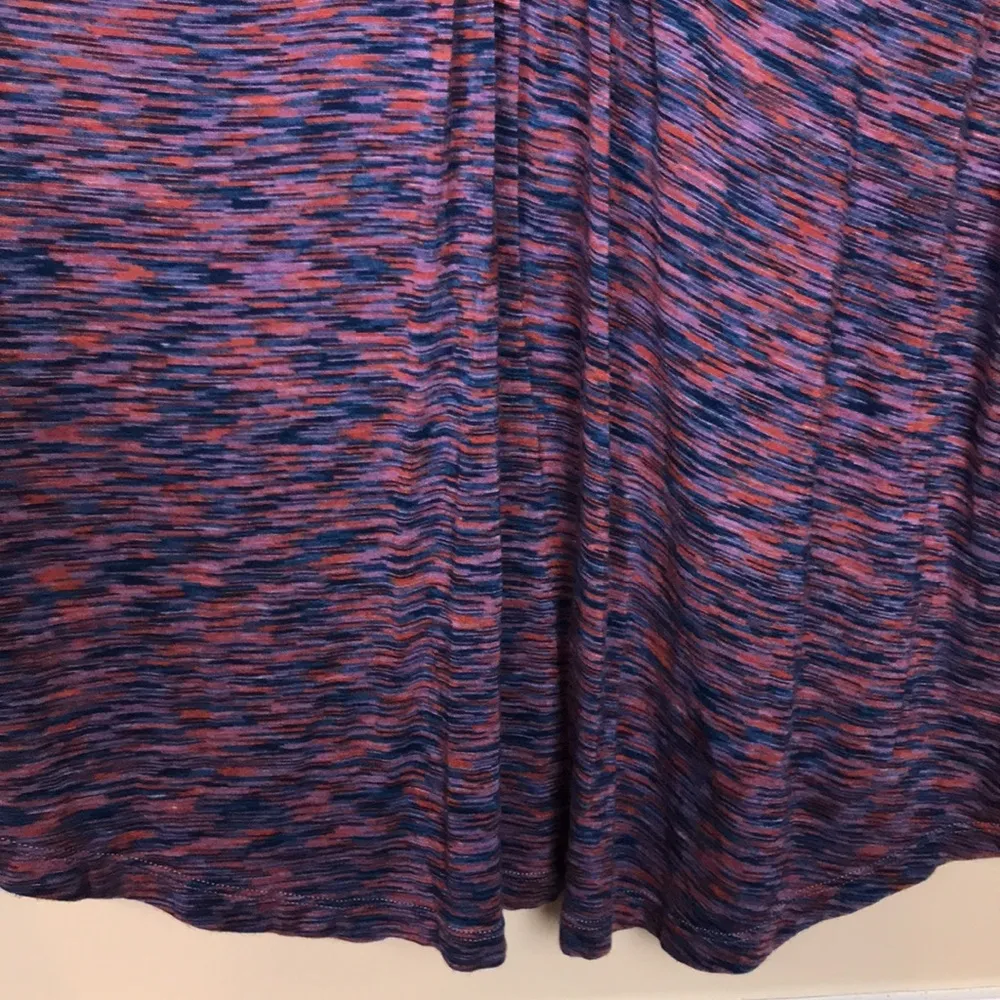 Matilda Jane Women’s Knit Ruffle Button Front Split Neck Long Sleeve Shirt - Image 3