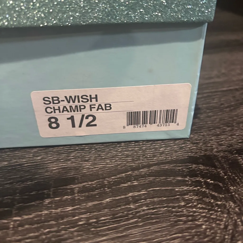 Betsey Johnson Sparkling Silver Heels - Image 5