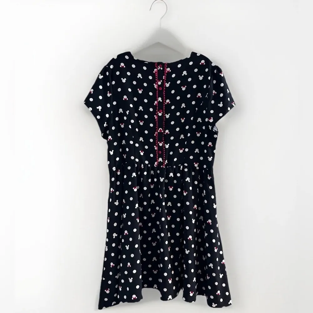 TORRID DISNEY Minnie Mickey Mouse Head Polka Dot Retro Rockabilly Swing Dress 18 - Image 4