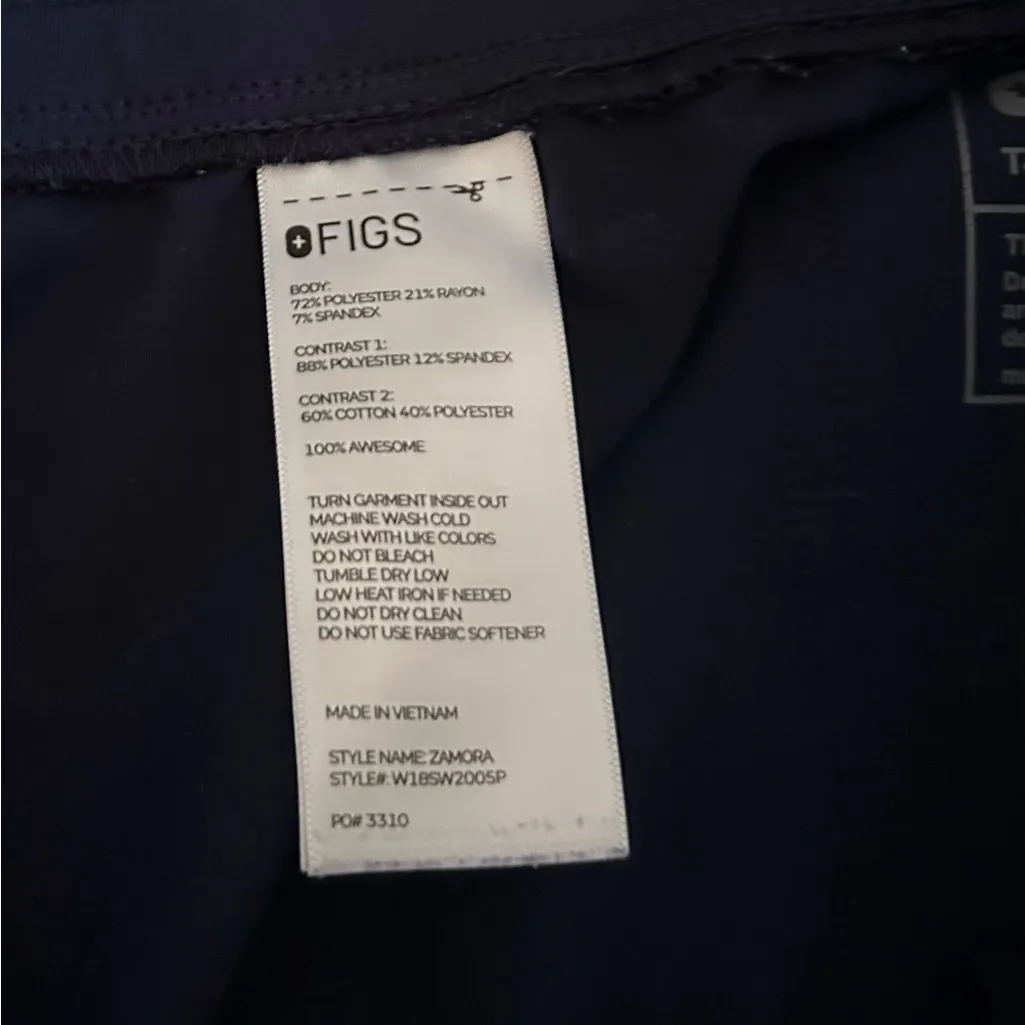 figs women’s navy blue zamora joggers style W18SW2005P Size XXL Petite - Image 8