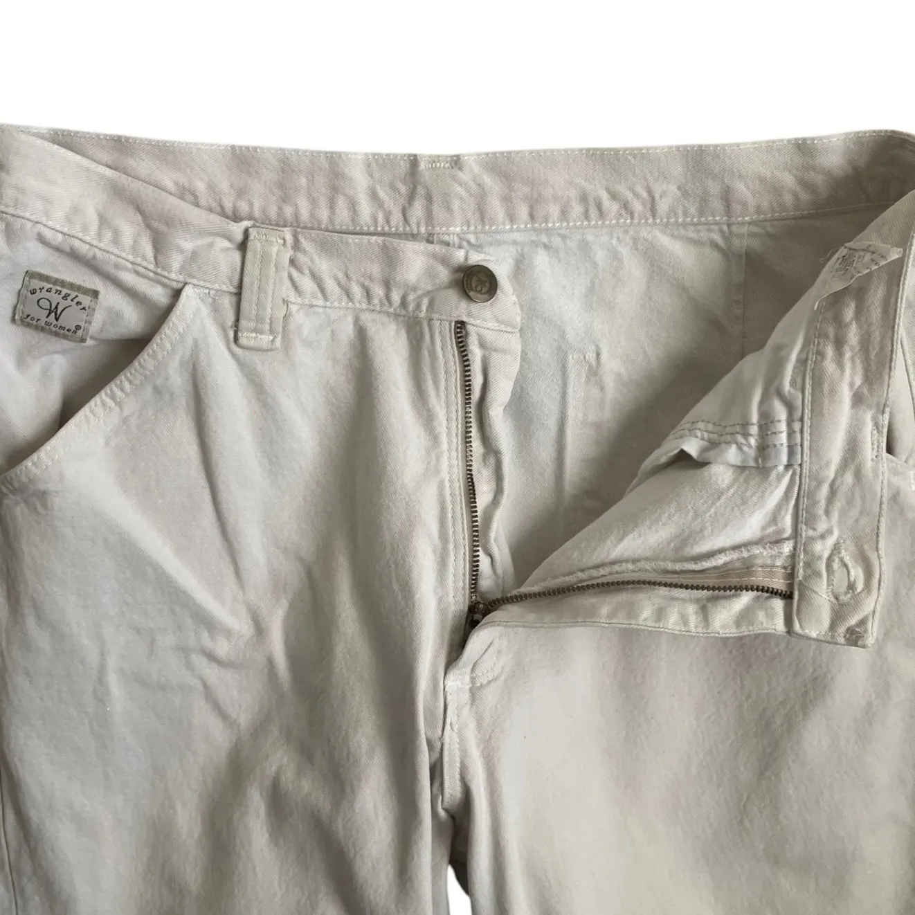 Vintage Wrangler Women Jeans Ivory 12x32‎ Denim Comfort Casual Cowgirl Western - Image 4