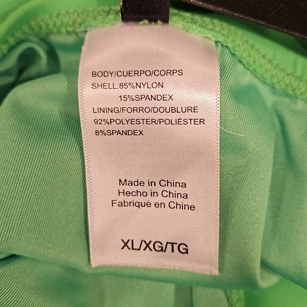 💕BCBGMAXAZRIA💕 Plunge Cutout Monokini Swimsuit ~ Lime Green XL NWT - Image 9