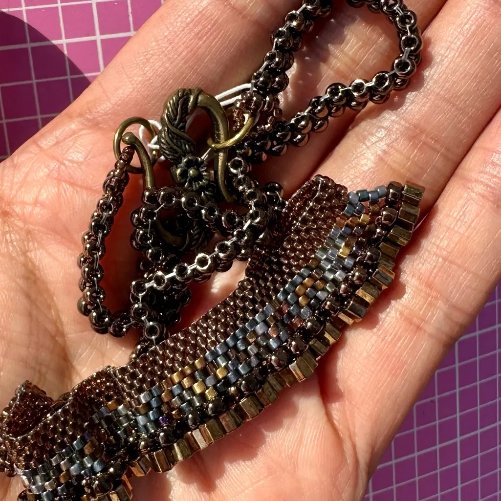 Nadri beaded statement chocker Elegant Necklace in 🎁 Gold - Image 8