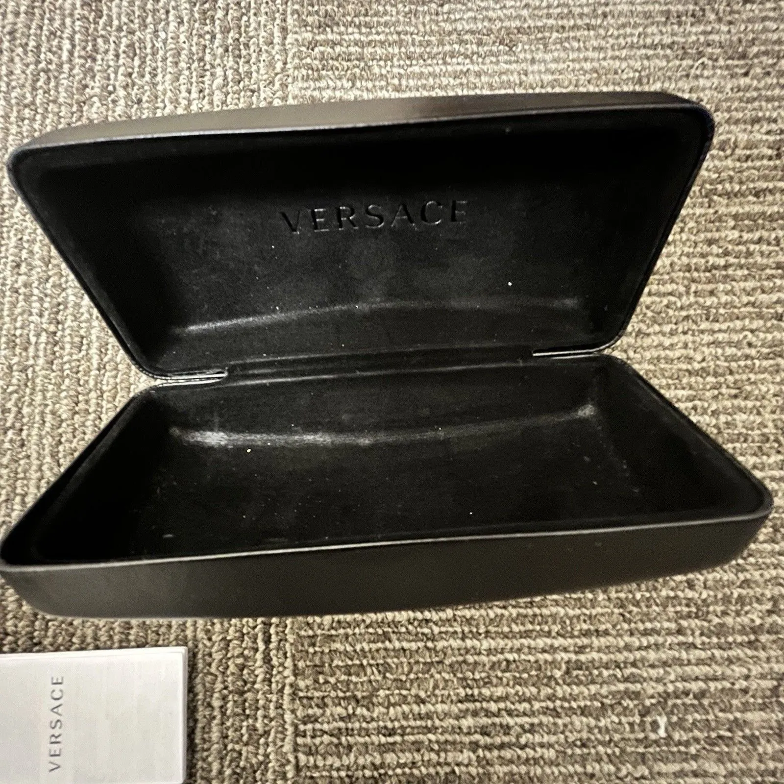 Versace Sunglasses Eyeglasses Glasses Hard Case Designer Clamshell 6”x2.5”x1.5“ - Image 5