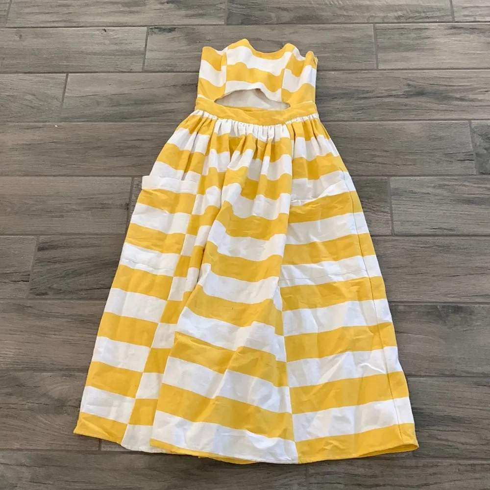 Mara Hoffman 🎉HP🎉  yellow striped dress - Image 2