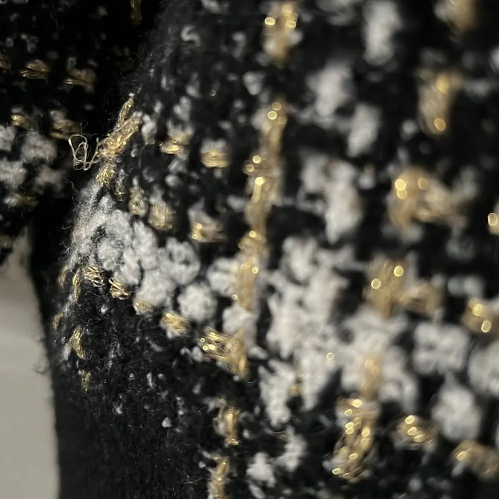 Splendid Ginny Plaid Turtleneck Alpaca & Wool-Blend Sweater Size L NEW $188 - Image 7