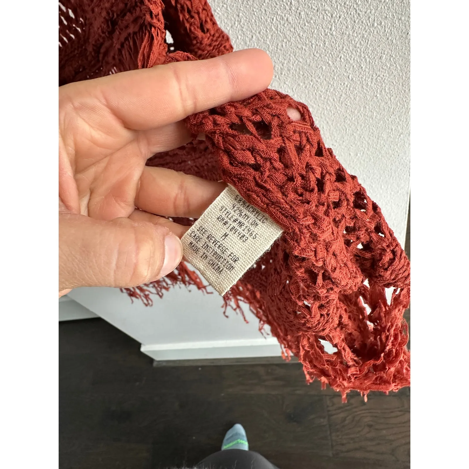 Moon River fringe Vest Cardigan New Size Medium - Image 5