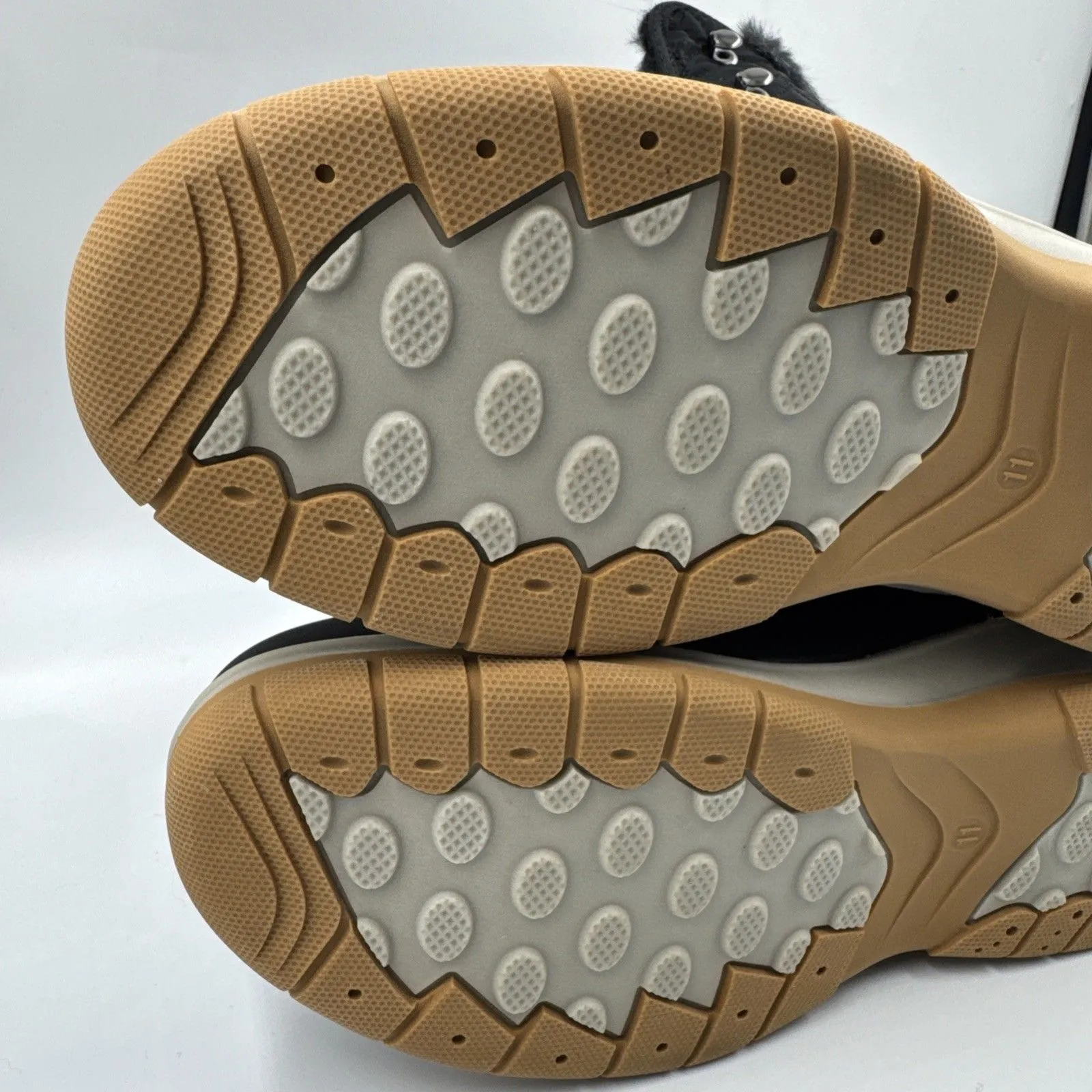 Chooka Women's Belltown Black Mid Faux Fur Insulated Winter Snow Boots 11 - Image 14