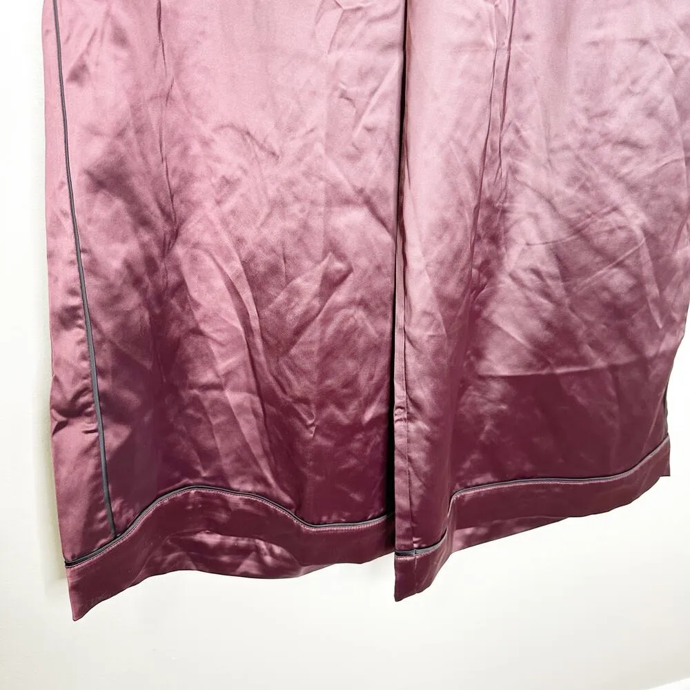 Torrid Womens Wide Leg Satin High Rise Pant Pleated Front Sassafras Size 1R NEW - Image 7