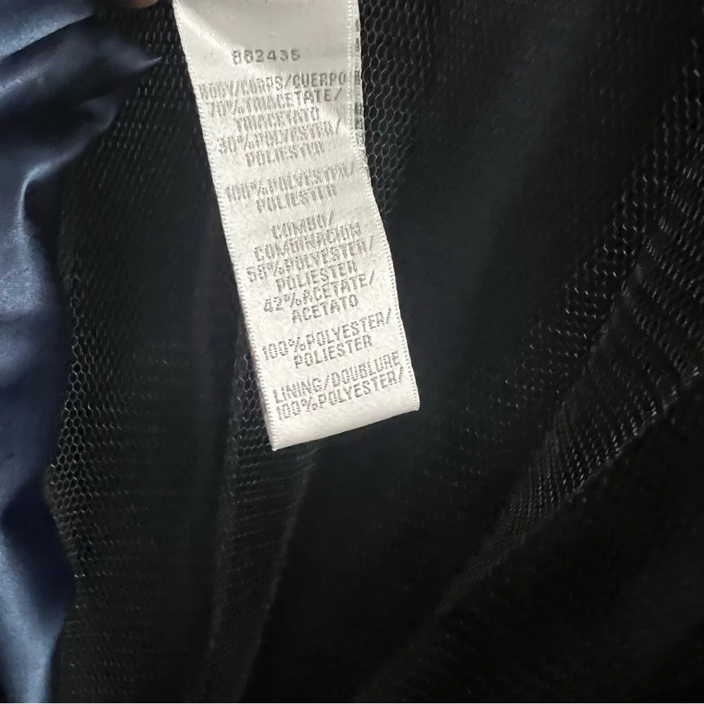 Theia MIdi Ball Gown, Navy with Waist Embellishments, in Excellent Condition Blue Size 2 - Image 7