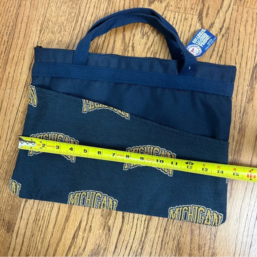 Michigan Wolverines University of MI Tote Bag Tablet Bag Go Blue - Image 9