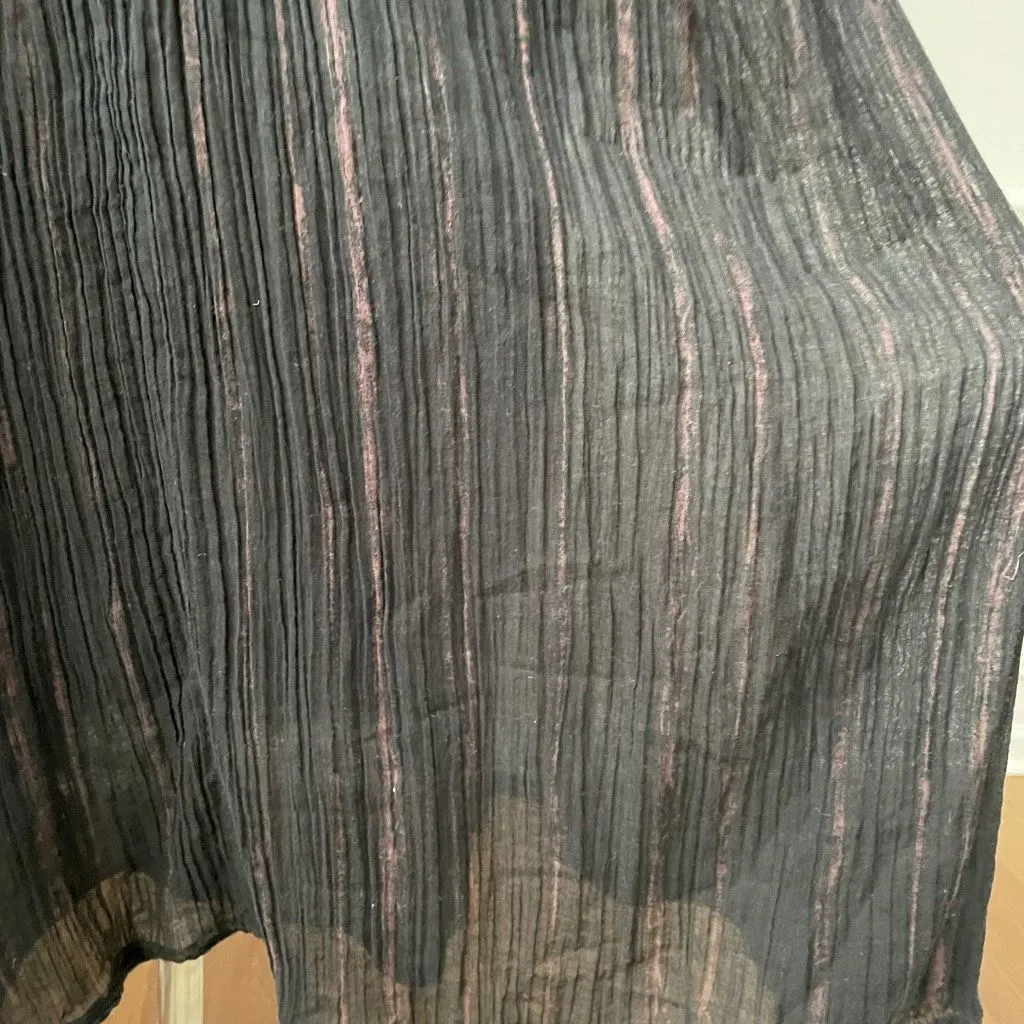 Free People Aztec Embroidered Beaded Swing Dress Open Back $168 2 - Image 8