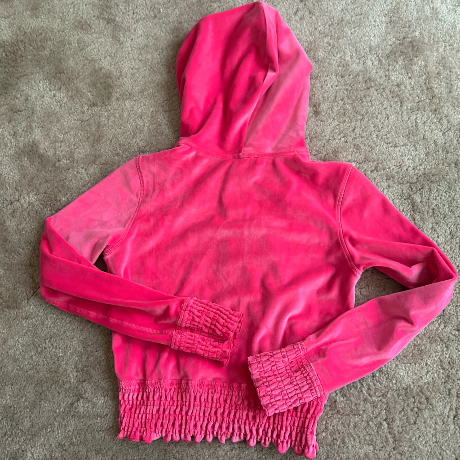 NWT Madhappy x Juicy Couture Madjuicy Hot Pink Velour Zip Up Hoodie Small - Image 10
