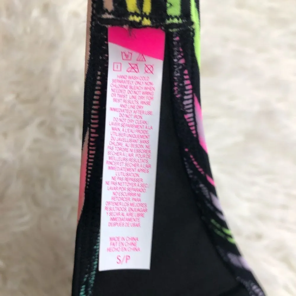 Victoria’s Secret Swim Multicolored Striped Strapless Top Size Small - Image 3