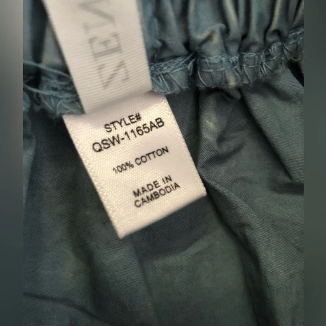 ZENANA Elegant Tiered Full A-line voluminous maxi Skirt elastic waist size L - Image 8