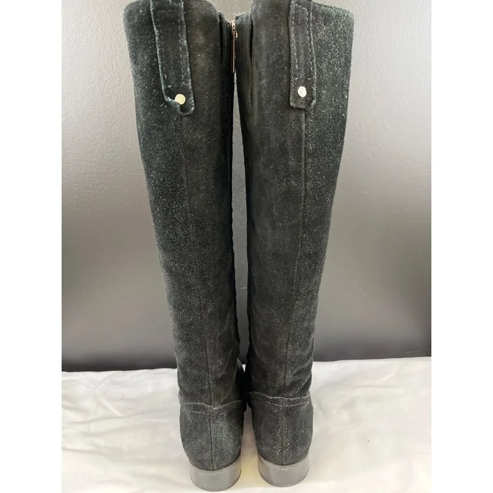 Nine West Nicolah Women's Black Leather Shoes/Boots Size 7.5M SKU 5720 - Image 4