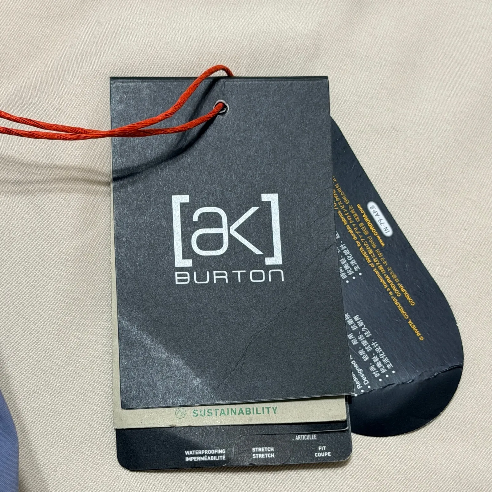 Burton AK Airpin Pants Folkstone Gray Women's Large Technical HikingNEW - Image 8