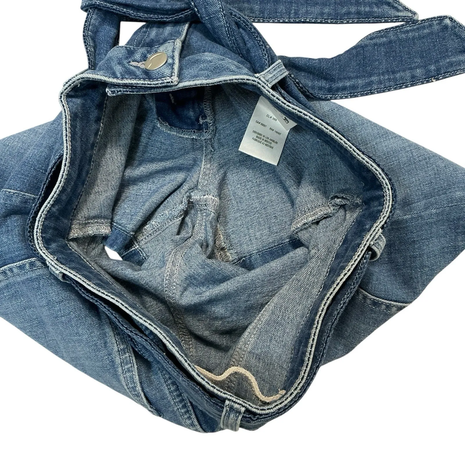 Joe's Jeans The High Rise Belted‎ Denim Shorts Size 26 - Image 6