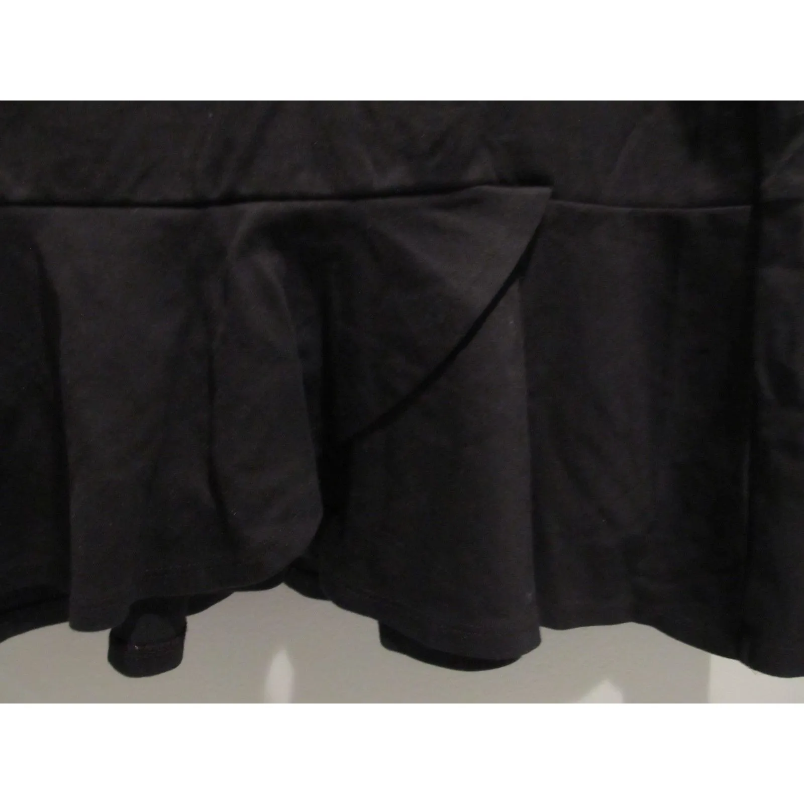 Cato Women's Ponte Flounce Hem Skirt – Black – Size M – Pre-Owned - Image 4
